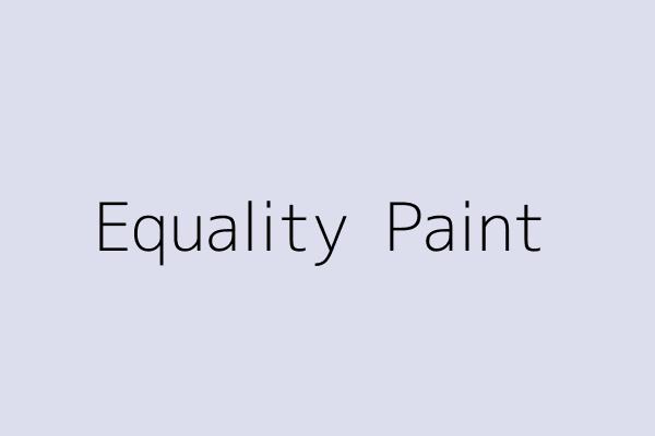 Equality  Paint